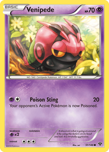 Venipede — XY #51