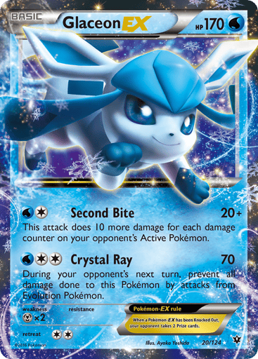 Glaceon-EX — Fates Collide #20