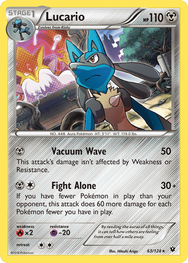 Lucario Price – Fates Collide #63/124 | CardTrack