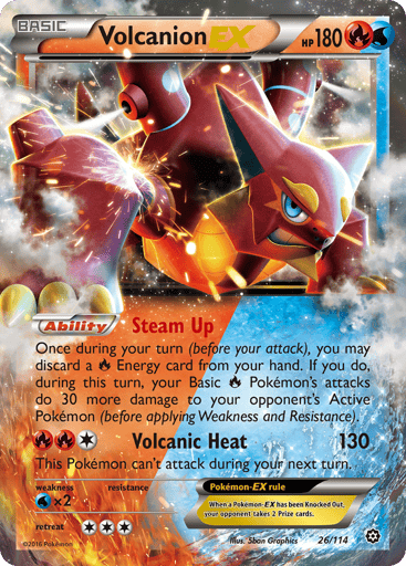 Volcanion-EX — Steam Siege #26