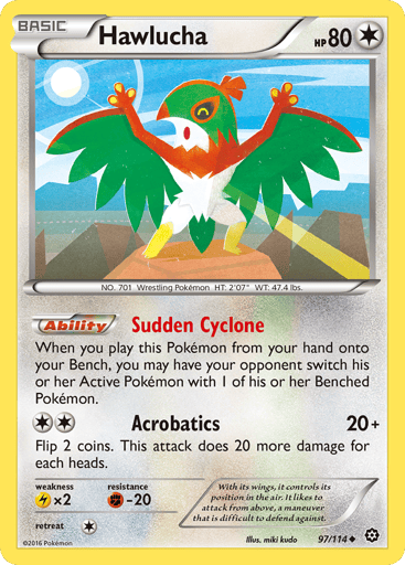 Hawlucha — Steam Siege #97
