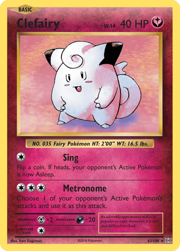 Clefairy — Evolutions #63