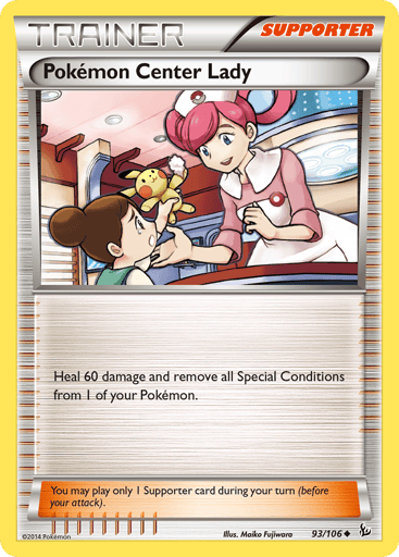 Pokémon Center Lady — Flashfire #93