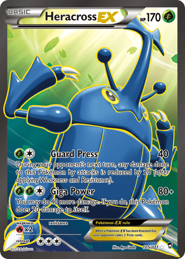 Heracross-EX — Furious Fists #105