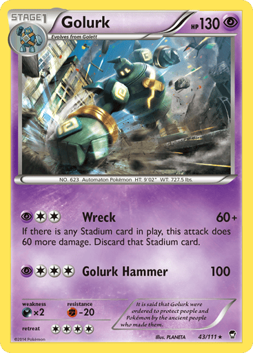 Golurk — Furious Fists #43