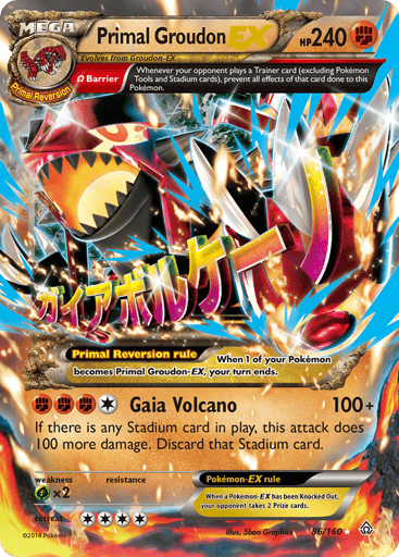 Primal Groudon-EX — Primal Clash #86