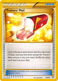Gold Pokémon Cards — Trainers' Mail