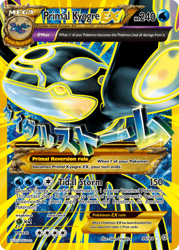 Primal Kyogre-EX — Ancient Origins #96