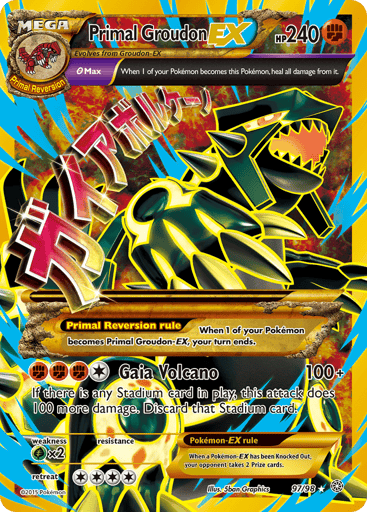 Primal Groudon-EX — Ancient Origins #97