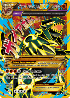 Gold Pokémon Cards — Primal Groudon-EX