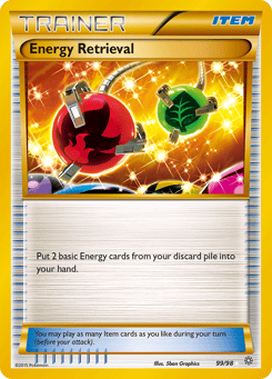 Gold Pokémon Cards — Energy Retrieval