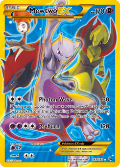 Gold Pokémon Cards — Mewtwo-EX