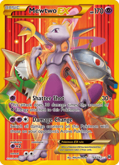 Gold Pokémon Cards — Mewtwo-EX