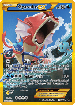 Gold Pokémon Cards — Gyarados-EX