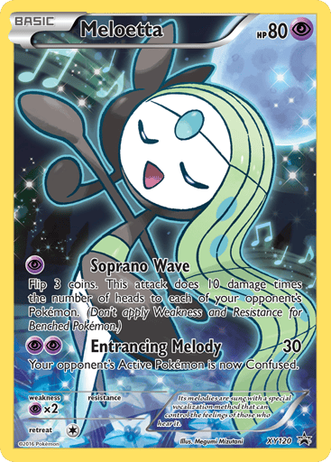 Meloetta — XY Black Star Promos #XY120