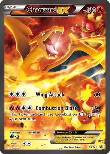 Charizard-EX — XY Black Star Promos #XY121