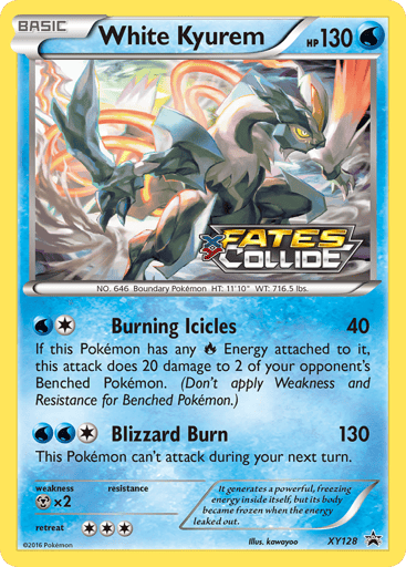White Kyurem — XY Black Star Promos #XY128