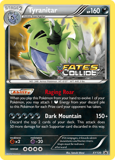 Tyranitar — XY Black Star Promos #XY130