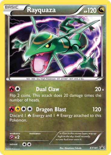 Rayquaza — XY Black Star Promos #XY141