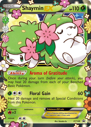 Shaymin-EX — XY Black Star Promos #XY148