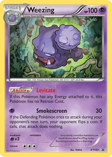 Weezing — XY Black Star Promos #XY163