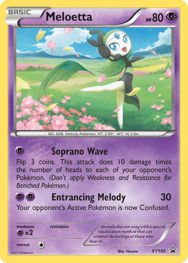 Meloetta — XY Black Star Promos #XY193