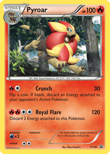 Pyroar — XY Black Star Promos #XY26