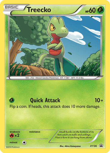 Treecko — XY Black Star Promos #XY36