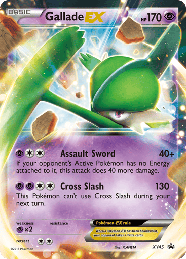 Gallade-EX — XY Black Star Promos #XY45