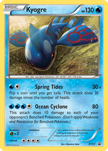 Kyogre — XY Black Star Promos #XY51