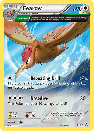 Fearow — XY Black Star Promos #XY57