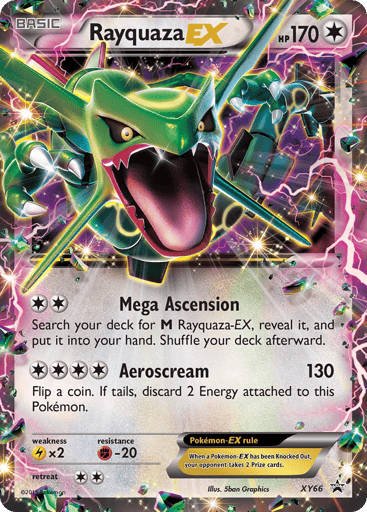 Rayquaza-EX — XY Black Star Promos #XY66