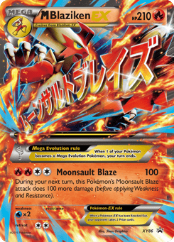 EX Pokémon Cards — M Blaziken-EX