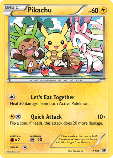 Pikachu — XY Black Star Promos #XY95