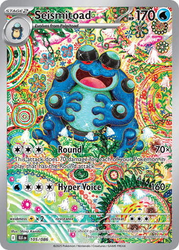 Seismitoad — Black Bolt #105