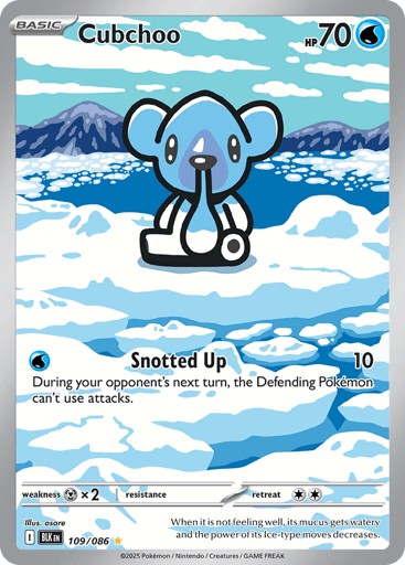 Cubchoo — Black Bolt #109