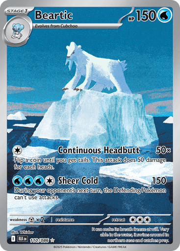 Beartic — Black Bolt #110