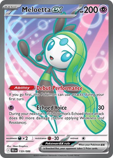 Meloetta ex — Black Bolt #159