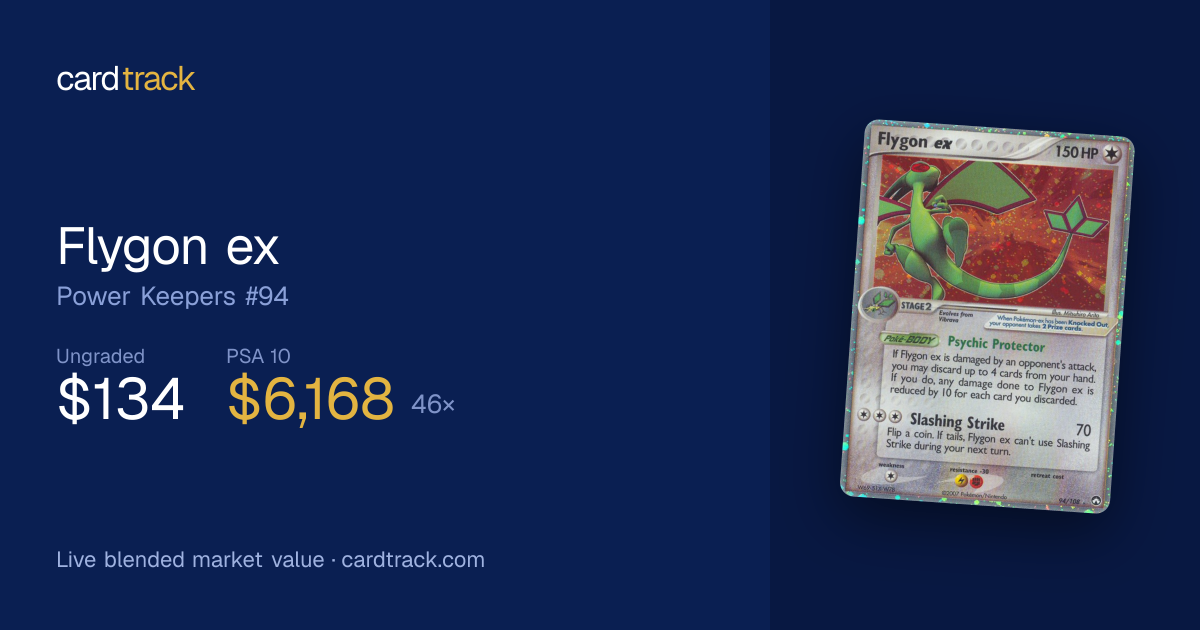 Flygon ex Price – Power Keepers #94/108 | CardTrack
