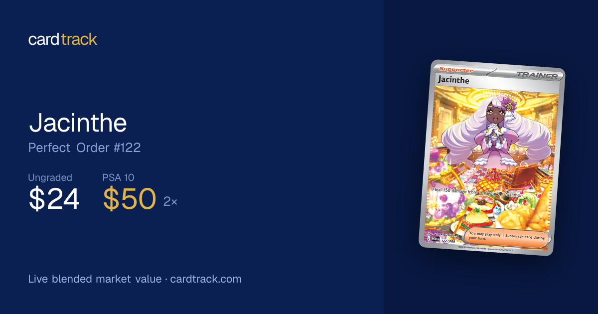 Jacinthe Price – Perfect Order #122/088 | CardTrack